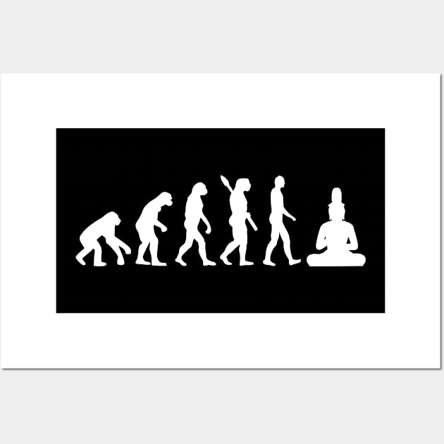 Evolution Buddha Wall Art by Designzz